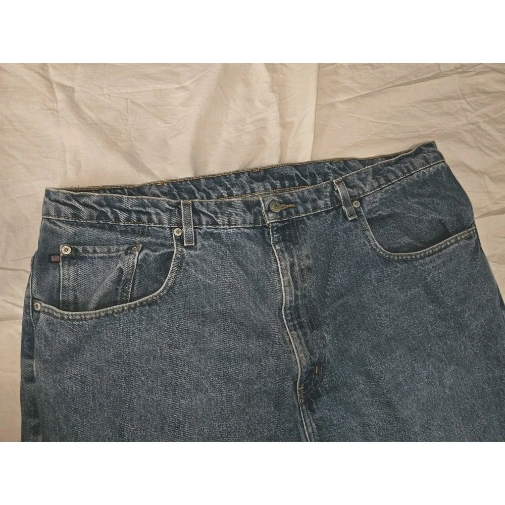 VTG Y2K Ralph Lauren Polo Jeans Co Banner Jean Mens 40x32 Loose Fit Baggy Denim